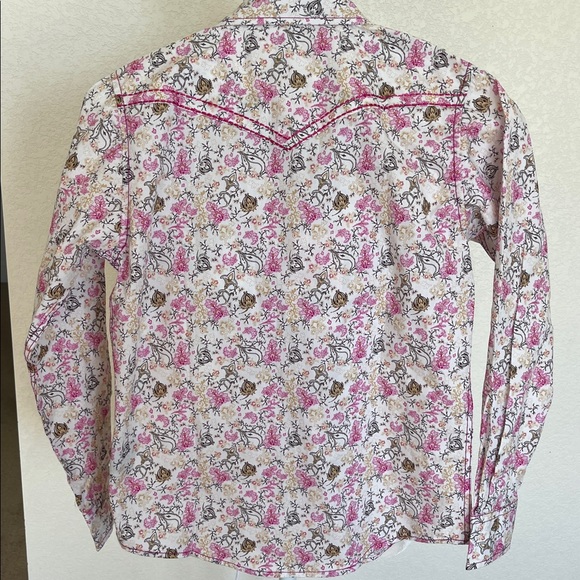 Cowgirl Hardware Girls Pearl Snap Western Shirt - Picture 3 of 4